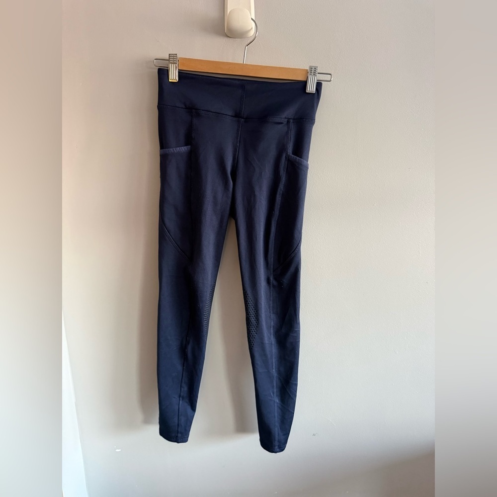 Riding Sport by Dover Saddlery Navy Riding Leggings – Kids L (7/8–10)